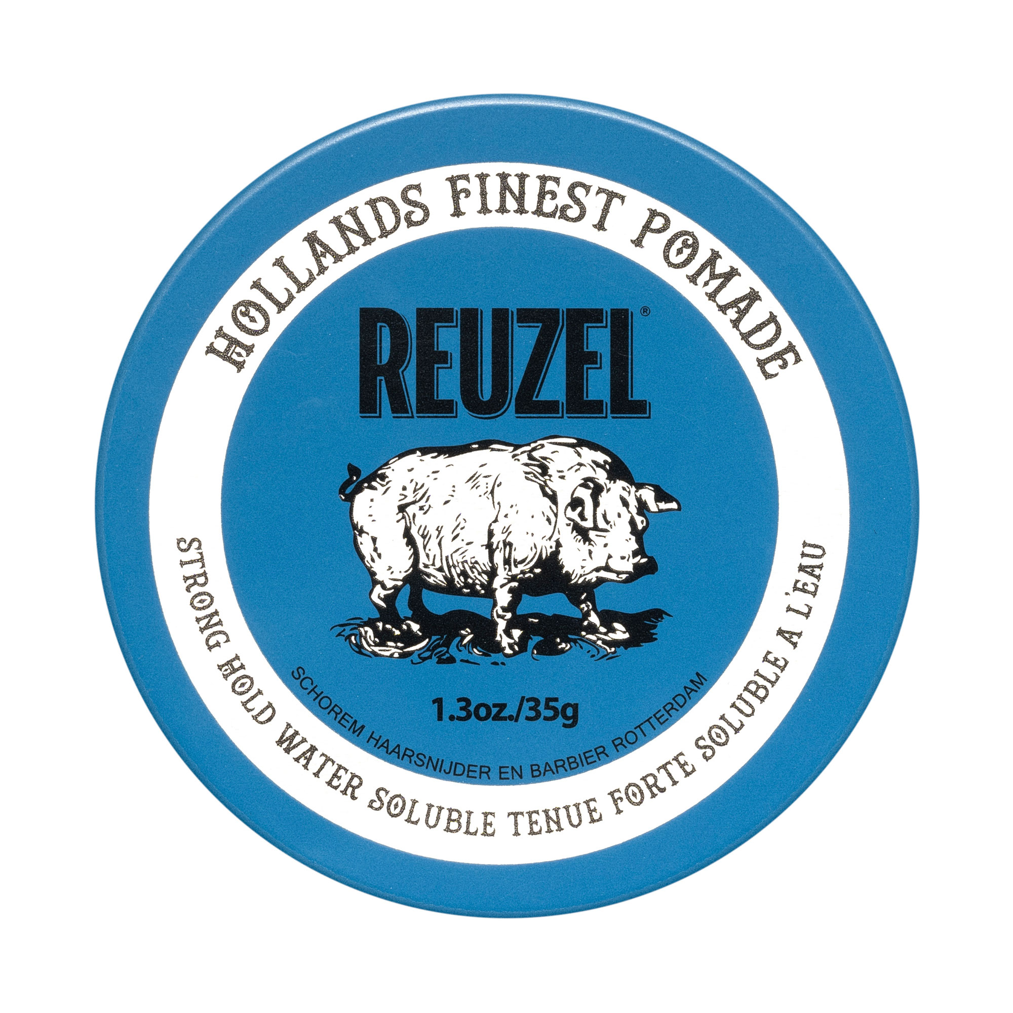 Чоловіча помада для укладання волосся Reuzel Blue Strong Hold Water Soluble, 35 г